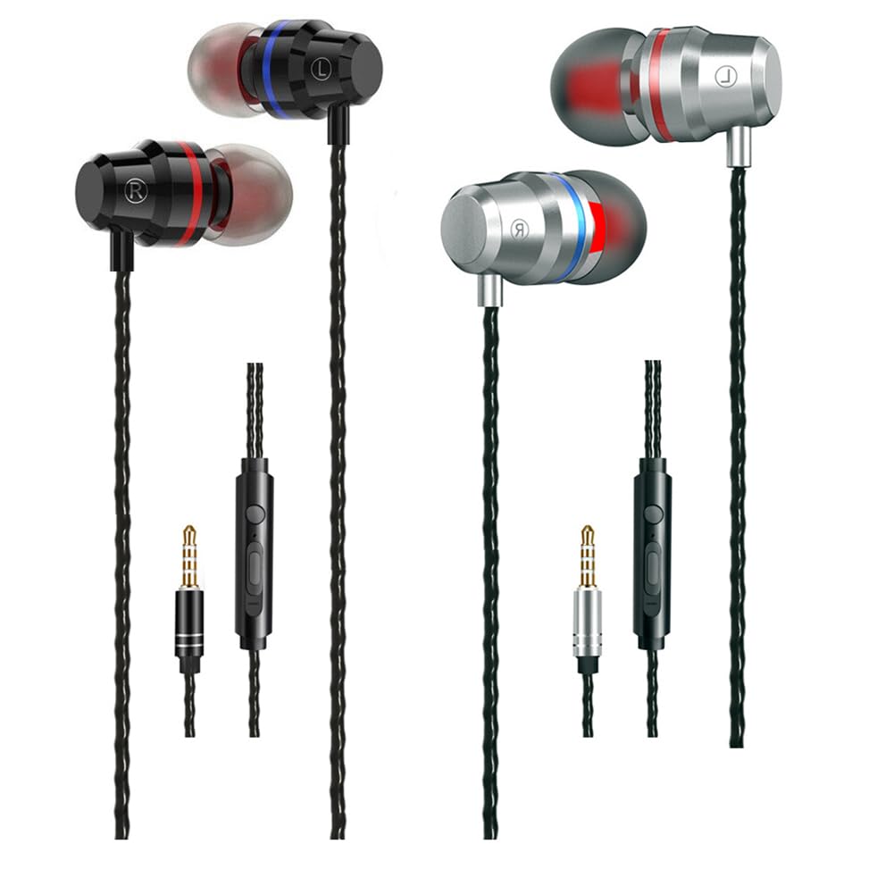 wired earbuds with mic