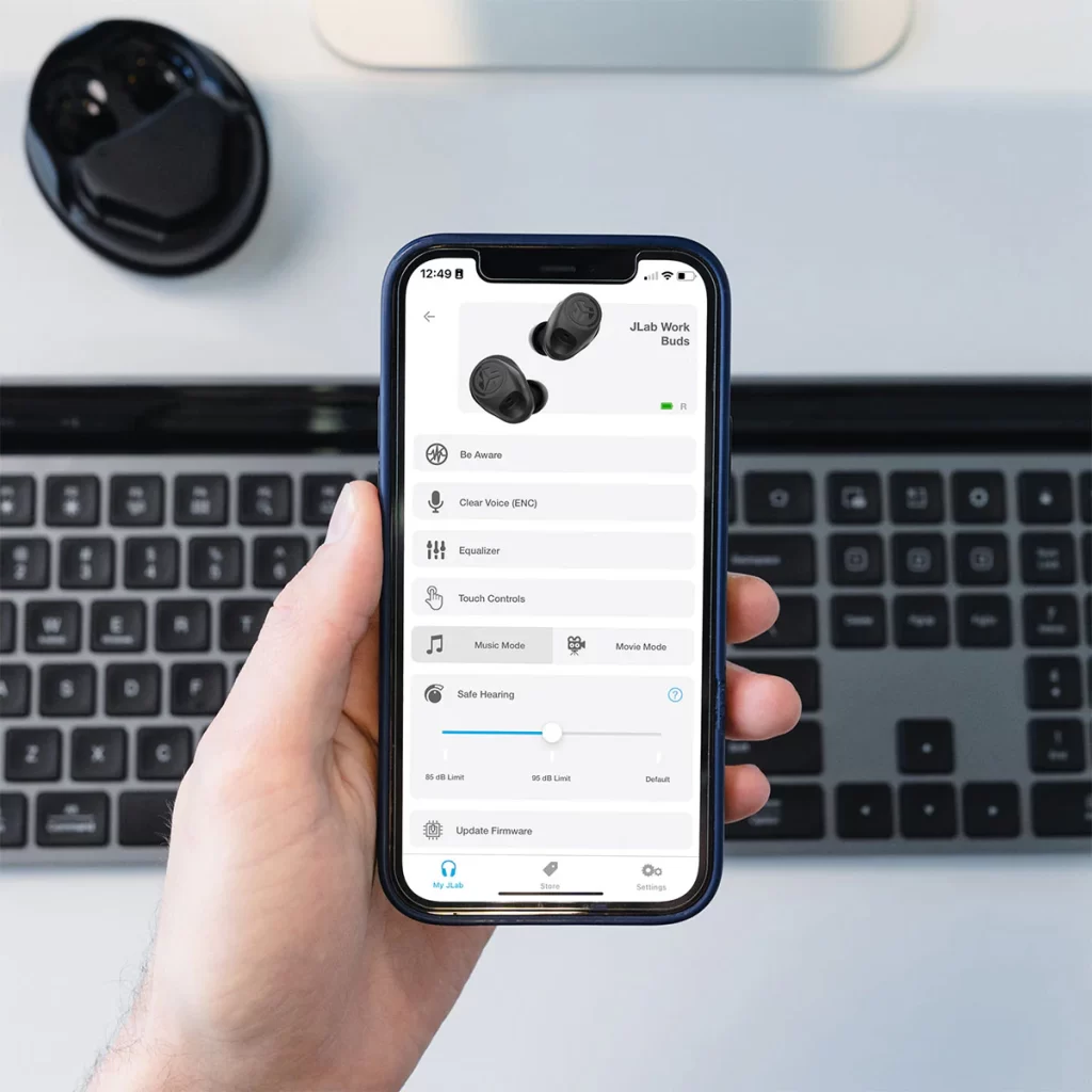 how to connect jlab earbuds to iphone